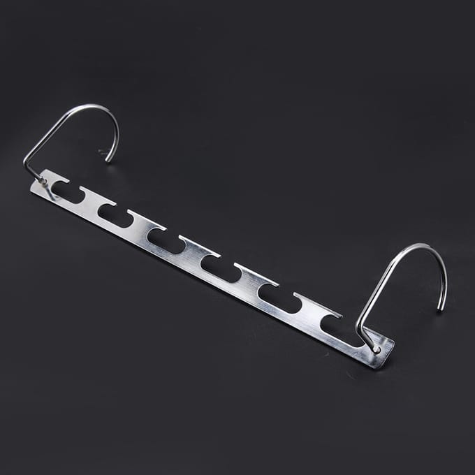 Zware Kledinghangers 2 stuks 4 stuks Metaal Multifunctioneel Opvouwbaar Wasgoedhangers(#2) white
