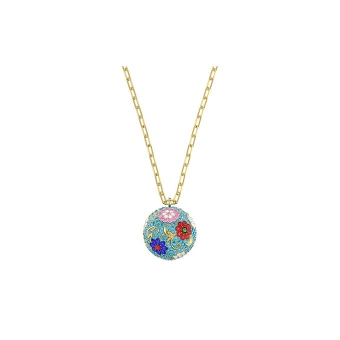 Colliers Plaqués Or Swarovski pour Femmes Bleu Clair 5599484 Light Blue|F|Box (Random Color) blue