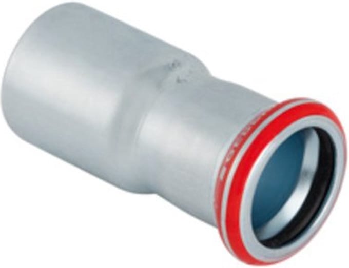 Geberit Mapress C-staal verloop m. insteekeinde verzinkt 35x15mm