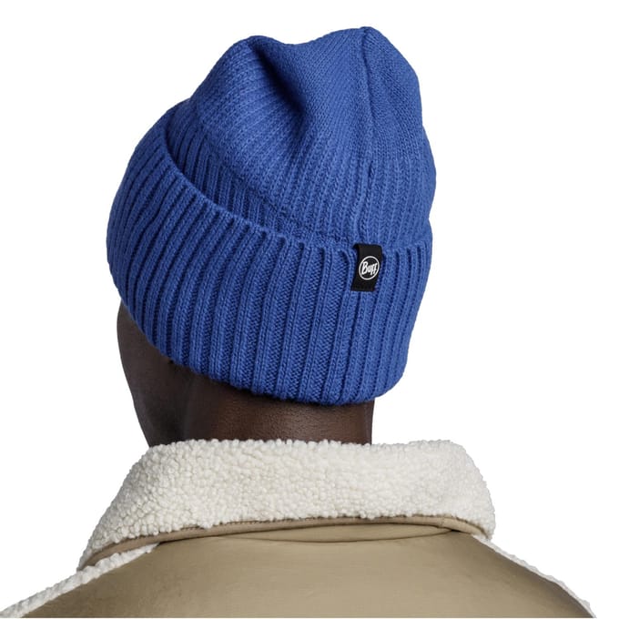 Buff Knitted Fleece Hat Beanie, Unisex, Blauw, Muts, maat: One size