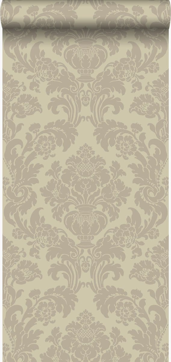 Origin Wallcoverings behang ornamenten warm beige - 53 cm x 10.05 m - 346238