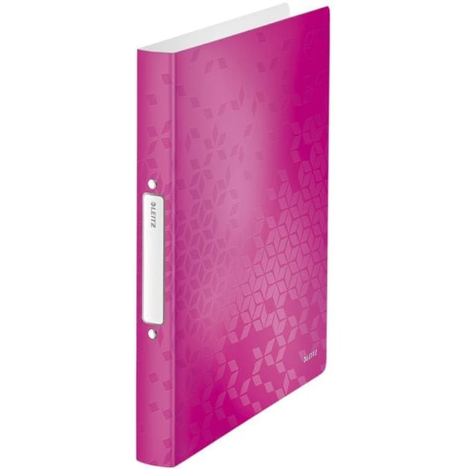 Leitz Wow Ringband Soepel A4 - 2-Rings voor 190 Vel - Rugbreedte van 32mm - Roze