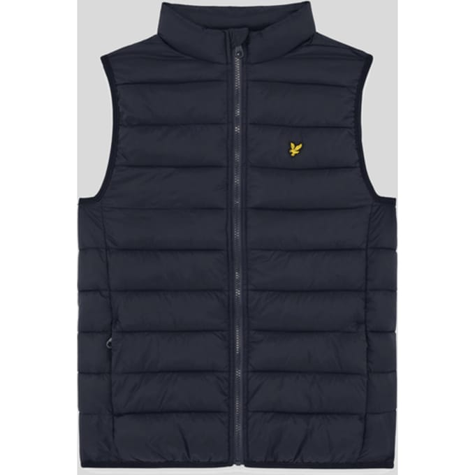 Lyle & Scott jongens lichtgewicht gewatteerd vest - marineblauw