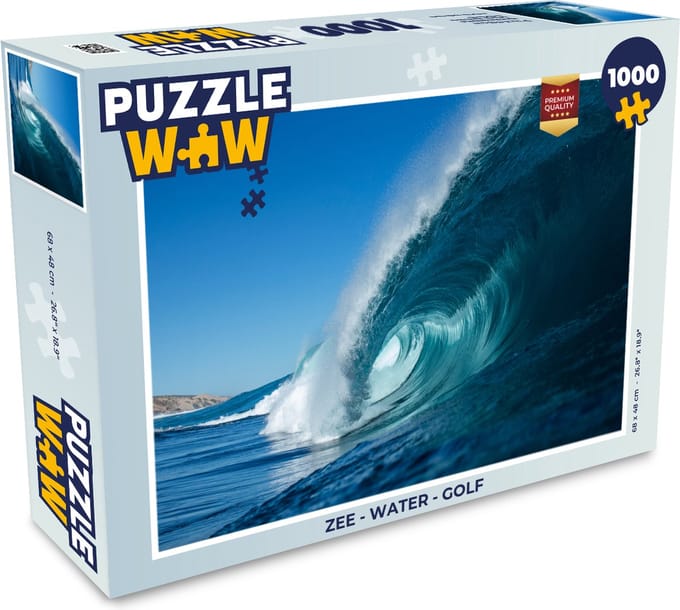 Puzzel Zee - Water - Golf - Legpuzzel - Puzzel 1000 stukjes volwassenen