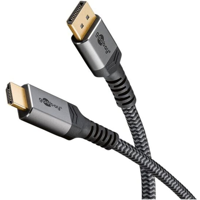 Pro Diplayport- HDMI 2.0/2.1 - 2m - Grey