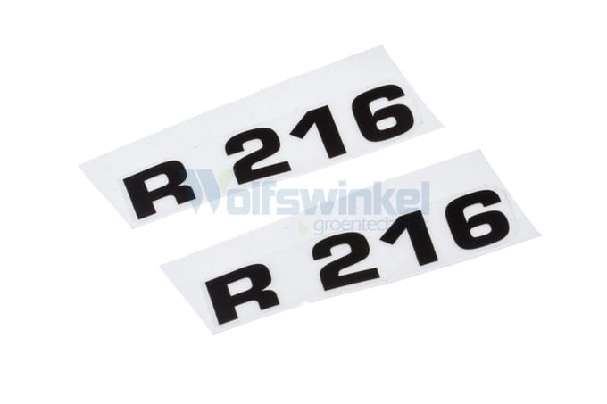 Husqvarna Sticker Type R216