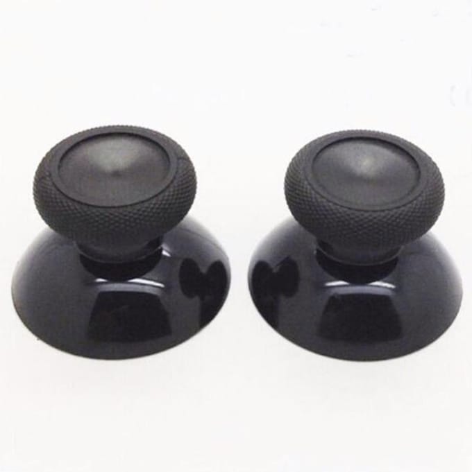 WiseGoods Controller Caps Geschikt voor Xbox One - Duimknoppen - Controller Thumb Stick - Joystick Caps - 2 Stuks - Zwart