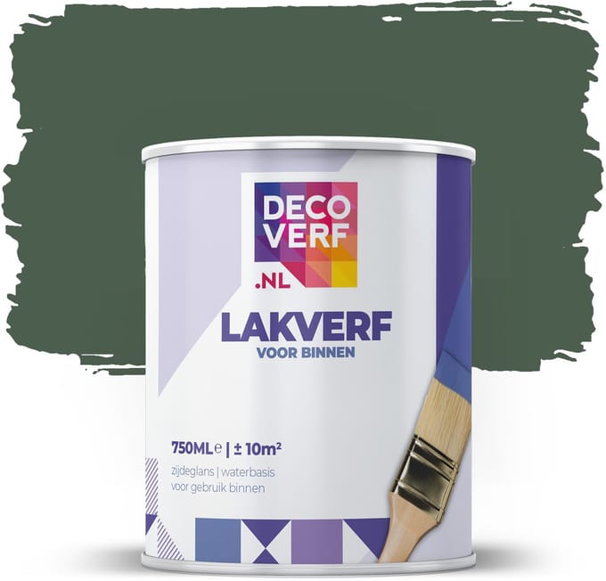 Decoverf lakverf bosgroen, 750ml