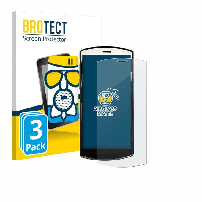 BROTECT - Screenprotector voor Unitech EA510 - Folie Beschermfolie Beschermglas matte 3 Stuks
