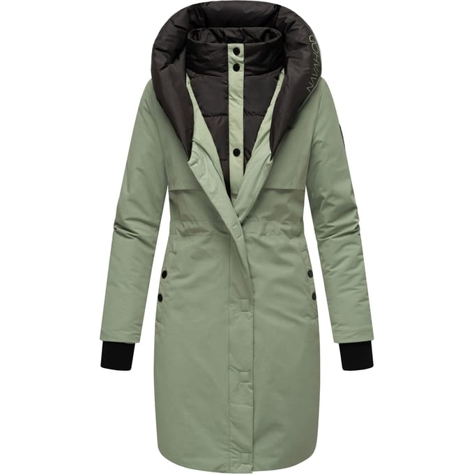 Navahoo dames winterjas Snowelf – Licht & Warm met magneetsluiting