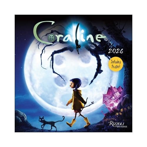 Coraline 2026 Wall Calendar (Includes Full-Color Poster) - Laika LLC
