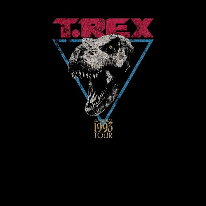 Jurassic Park TREX Men's T-Shirt - Zwart - M