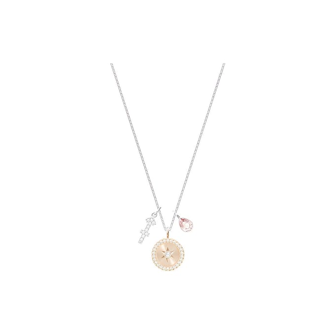 Swarovski Zodiac Boogschutter Bij Ketting Damesketting Roze 5349221 Box (Random Color) white