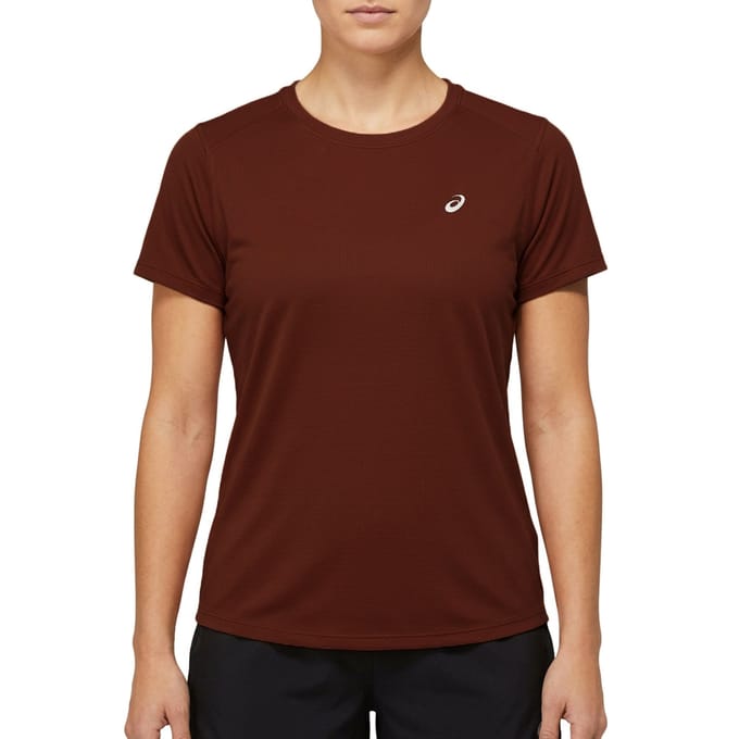 ASICS Core SS Top - Hardloopshirt - Bordeaux - S