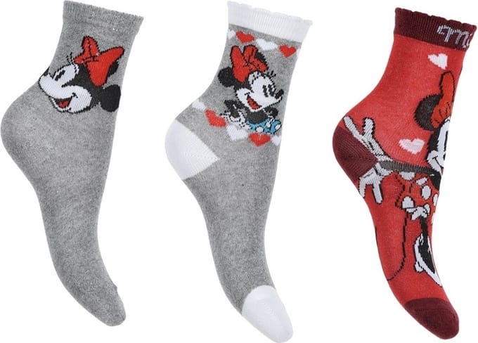 Minnie Mouse - sokken Minnie Mouse - 3 paar - maat 31/34