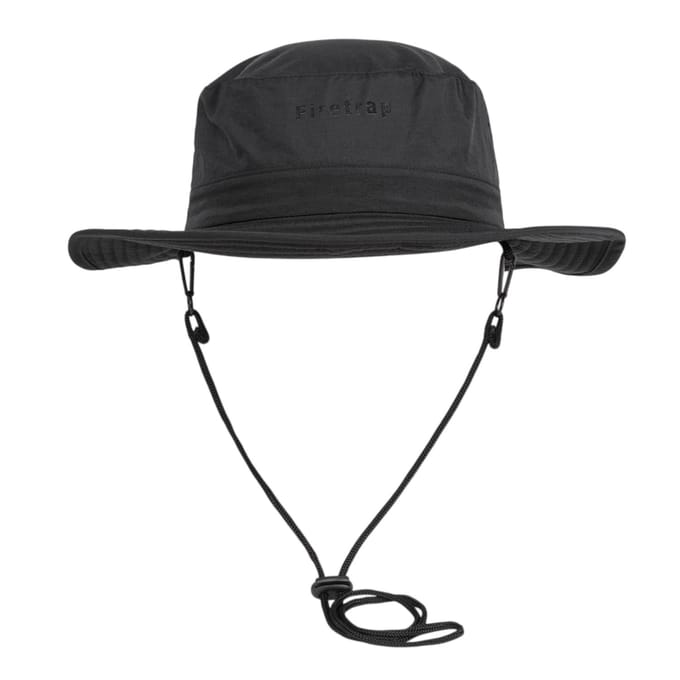 Firetrap Nylon emmerhoed voor volwassenen (Zwart)
