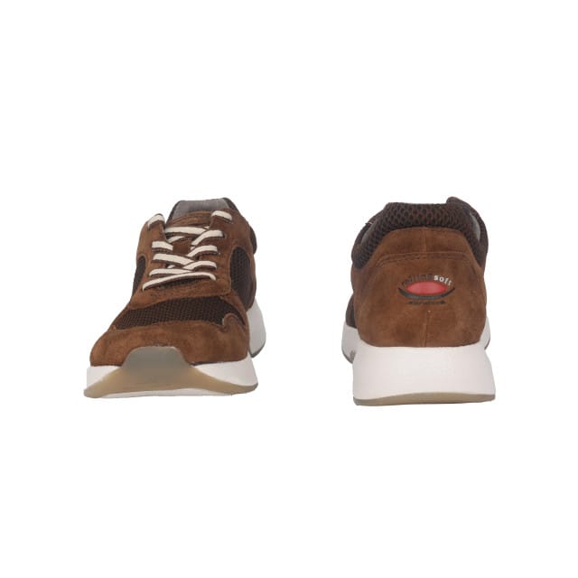 Gabor rollingsoft sensitive 76.946.42 - dames rollende wandelsneaker - Bruin - maat 40 (EU) 6.5 (UK)
