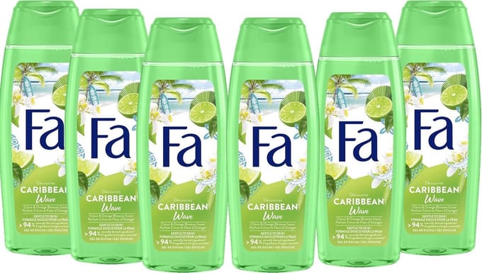 Fa Douchegel - Caribbean Lemon - 6 x 250 ml