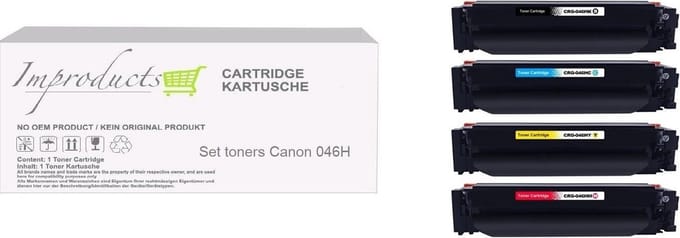 Improducts® Toner - Alternatief Canon 046H BK CY MA YE multi pack