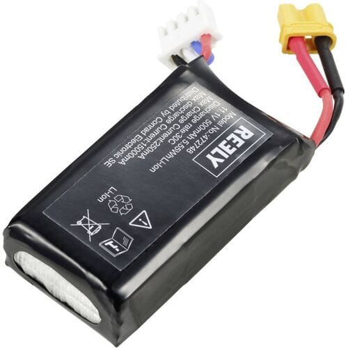 Reely Li-ion accupack 11.1 V 500 mAh Aantal cellen: 3 XT30U