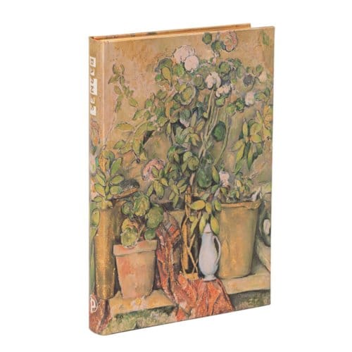 Paperblanks cahier, cezanne's terracotta plants and flowers, hardcover, formaat mini, blanco