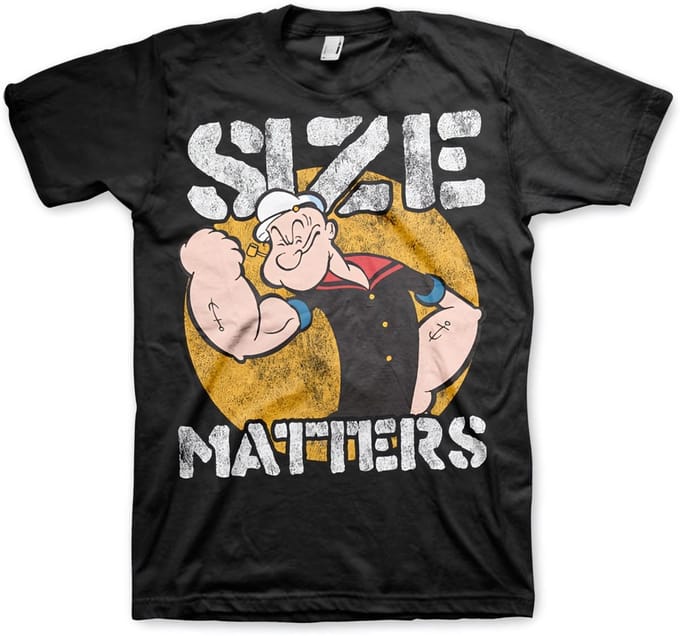 Popeye Maat: Matters, Big, Tall T-shirt KF-1-POP001-H42-3