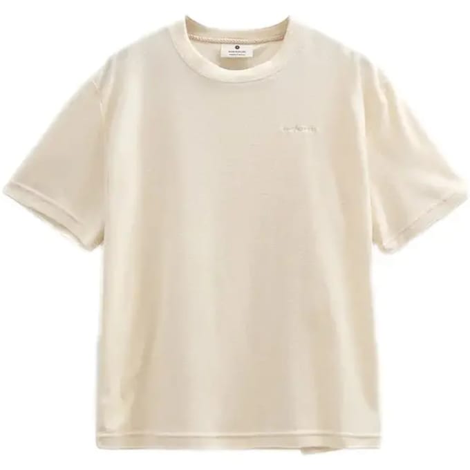 Anerkjendt Akvillads Frotte T-Shirt wit