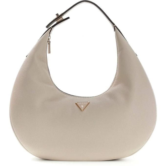 GUESS schoudertas Evie Hobo Bag Light Taupe beige