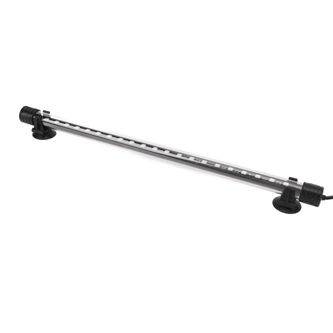 Lumière LED d'aquarium LED Haute Luminosité Modes Multiples Lumière Submersible pour Aquarium avec Télécommande EU Plug 38cm /15.0in black