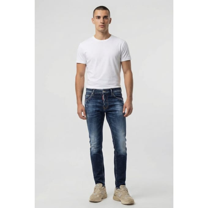 Dsquared2 Jeans 5 Pockets Blue Größe: W54 | Slim Jeans Outlet | Herren | Blau