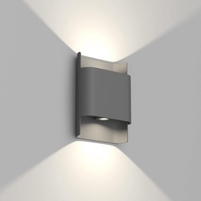 Moderne Up & Down LED Wandlamp voor Binnen en Buiten - IP65 Waterdicht Aluminium Licht