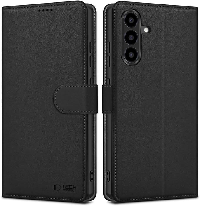 Tech-Protect Wallet Case for Samsung Galaxy A56 5G - matt black