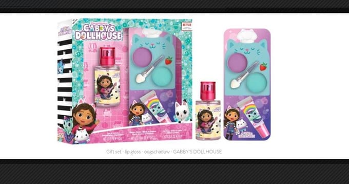 Gabby's Dollhouse: Gift set - lip gloss - oogschaduw - GABBY'S DOLLHOUSE