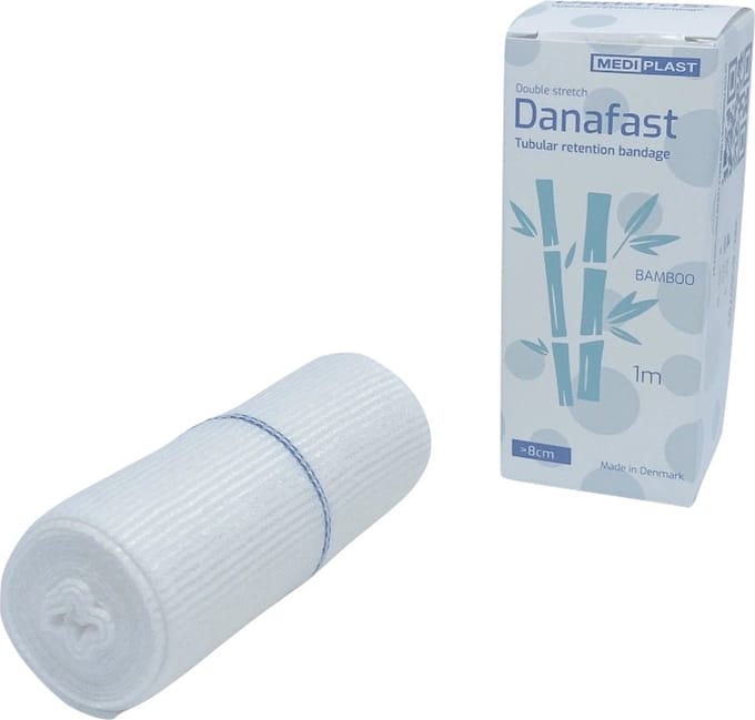 Danafast Bamboe Buisverband Double stretch >8cm benen, armen en dijen - 3 stuks