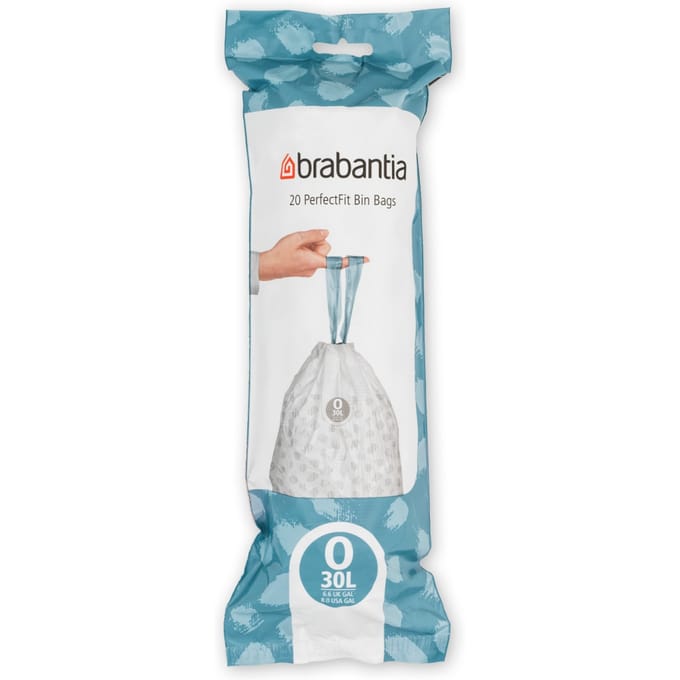 Brabantia PerfectFit Vuilniszakken - 30 l - Code O - 20 stuks
