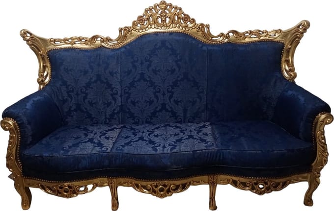 Canapé Majestueux Bleu