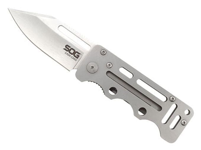 SOG Zakmes Cash Card Knife Clampack PE