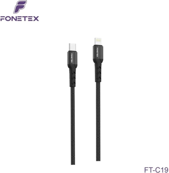 FoneTex 3m USB-C To 8 Pin Kabel - Voor iPhone/iPad - Data Kabel - 60W
