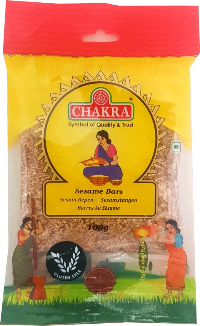 Chakra - Sesam Repen - Sesame Bars - Glutenvrije Repen - 3x 100 g