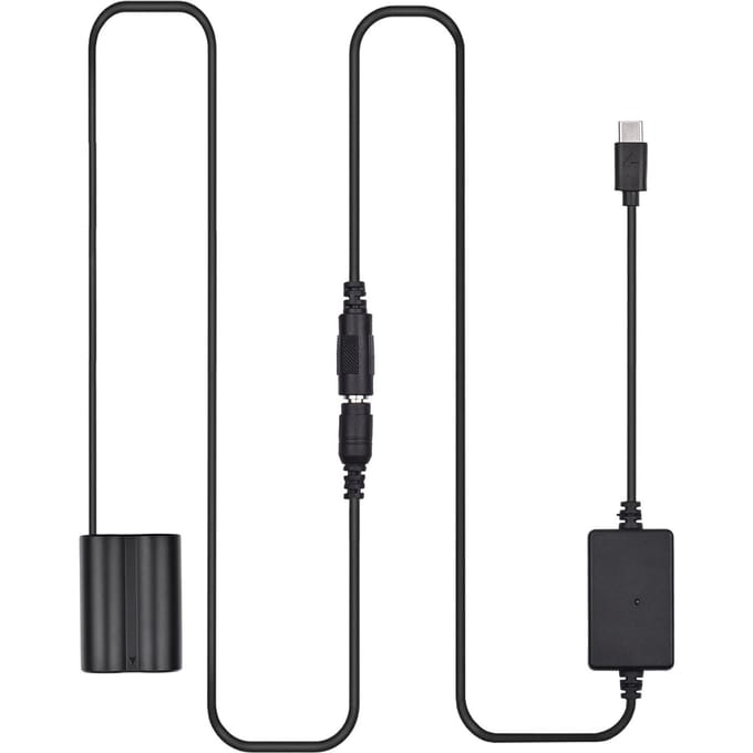 PD USB Type-C-kabel naar NP-W235 dummy-batterij DC-koppeling vervanging voor Fujifilm X-T4 zwart