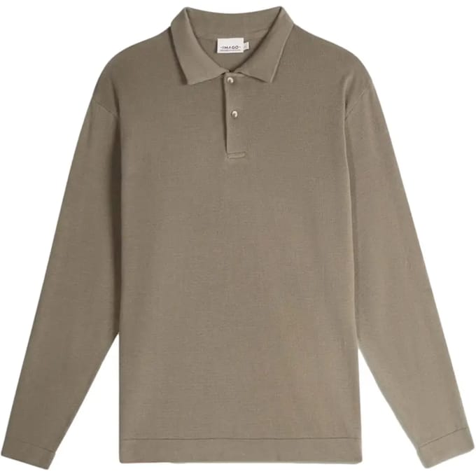 Polo met lange mouwen Imago Tea Leaf