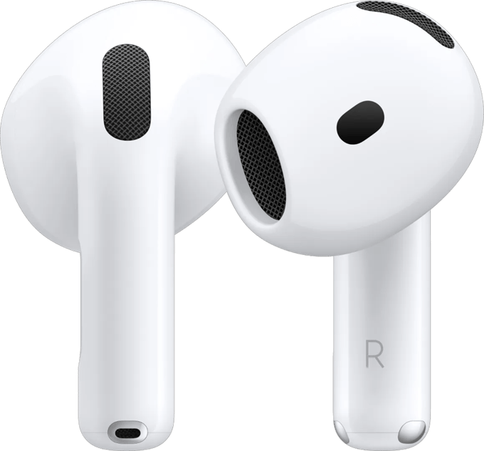 Apple AirPods 4 - Draadloze Oordopjes - Bluetooth 5.3 - USB-C Oplaadcase - Spatial Audio - Wit