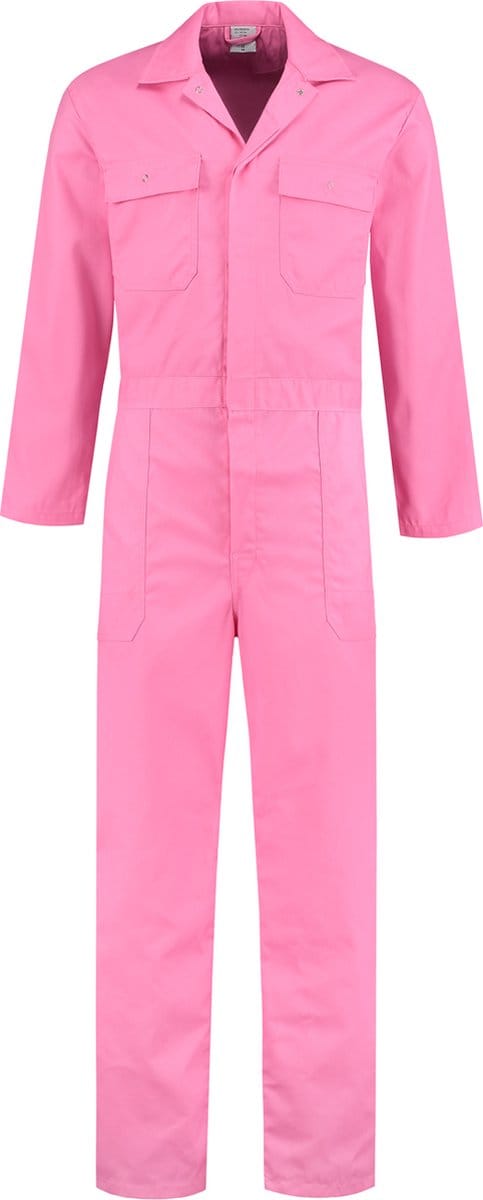 Overall polyester/katoen roze maat 70