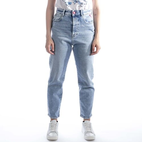 Blauwe Replay-Jeans - Streetwear - Vrouwen