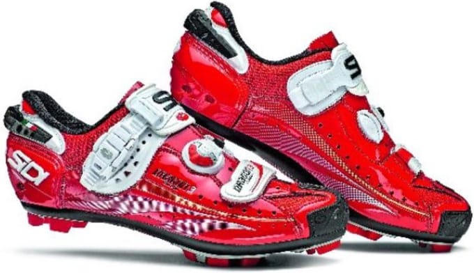 Sidi Scarpe Dragon 3 - Mountainbikeschoenen - SRS Carbon Zool - Rood - Maat 46