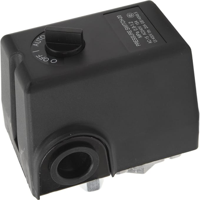 Luchtcompressor Drukschakelaar 12kg Heavy Duty Enkele Poort Pomp Drukregelschakelaar 0.9?1,2 MPa