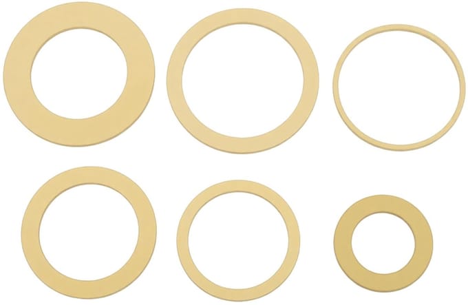 Dailygoods - 6 Stuks Messing Adapterringen voor Zaagbladen
