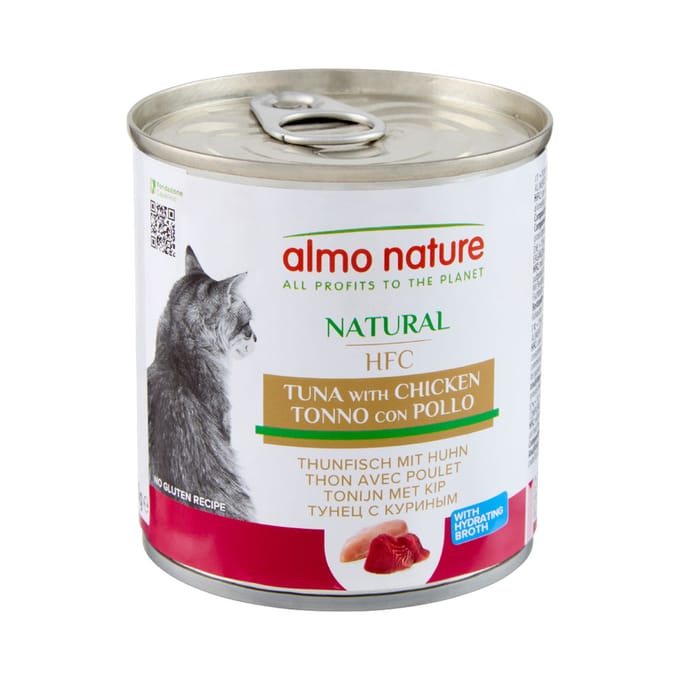 12x280g Tonijn & Kip Almo Nature Classic Kattenvoer