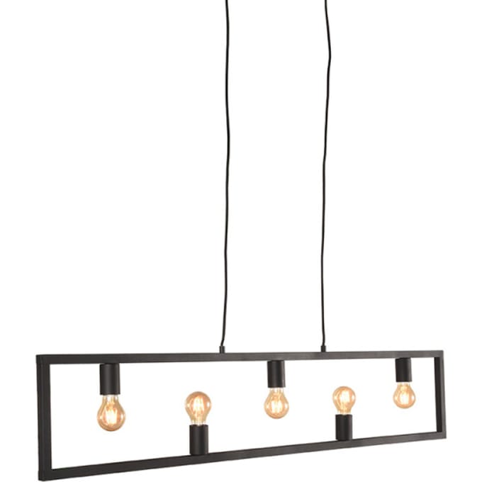 LABEL51 Quadrato Hanglamp - Zwart - Metaal - Hanglamp