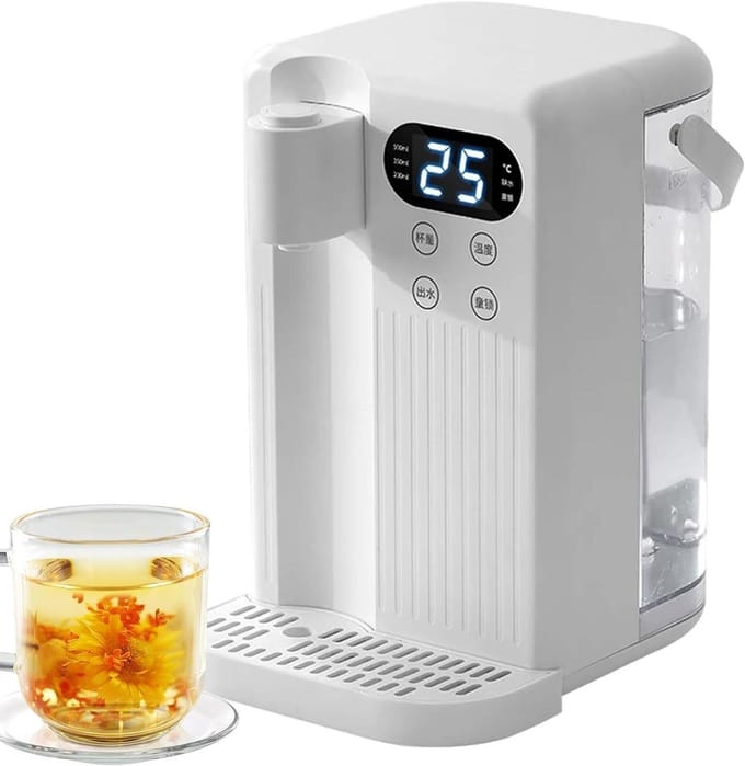 Warmwaterdispenser - Kokend water - Dranken bereiden - Snelle verwarming - 3L tank - Wit